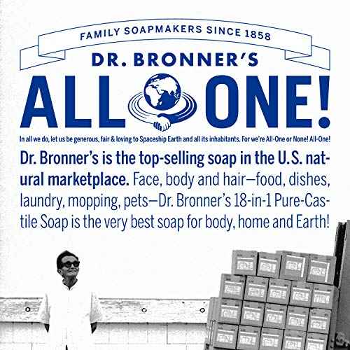 Dr. Bronner's 3-in-1 Orange & Lavender Organic Hand and Body Lotion, Made with Organic Oils, Used for Hands, Face and Body, Certified Fair Trade & Vegan Friendly, 236ml Recycled Bottle