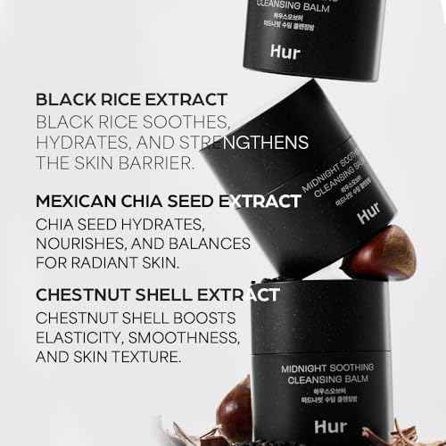 House of Hur Midnight Soothing Cleansing Balm | Hydrating & Calming Korean Skincare | 1.69fl.oz
