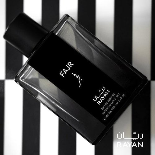 RAYAN Fajr Perfume for Men - Long Lasting Arabian Eau De Parfum, 100mL (3.34 Fl oz) Scent with Osmanthus, Grapefruit, Rosemary, Saffron, Amber Warmth on a Bed of Musk - Ideal Gift for Father's Day