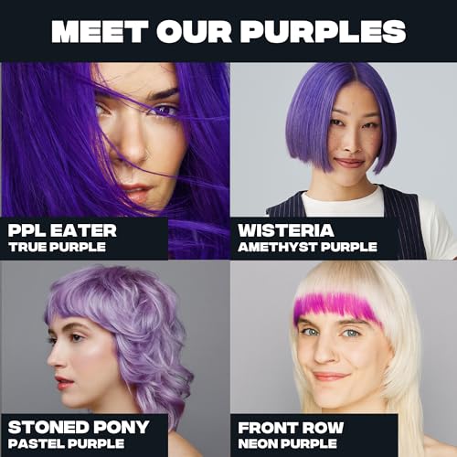 Good Dye Young Semi-Permanent Hair Color, Vegan and Cruelty-Free Purple Hair Dye, Last up to 24 Washes, Non-Damaging Conditioning Hair Color (5FL OZ, PPL Eater)