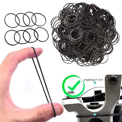 Tattoo Grommets, Rubber Bands & O-Rings - 100pcs Each, 3pcs Spanner for Tattoo Machine Parts