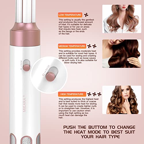 5 in 1 Hair Air Styler, Ionic Hair Dryer Brush Hot-Air Curlers, Multi Hair Styler, Blow Dryer for Fast Drying Straightening Volumizing Curling Styling