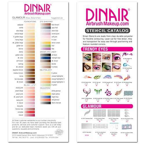 The Original: Dinair Airbrush Makeup Natural Summer Time Look Pro Kit | Fair Shades | Foundation Set!