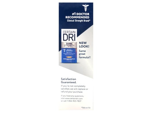 CERTAIN DRI Anti-Perspirant Solid 1.7 oz ( Pack of 6)