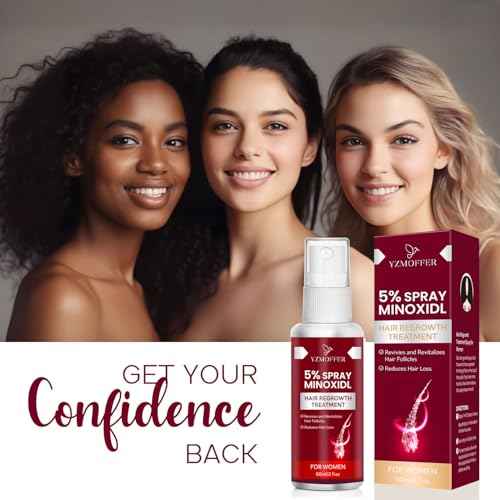 5% Minoxidil for Women Hair Growth: Hair Loss Treatment for Hair Thinning and Hair Loss to Get Thicker and Fuller Hair, 60ML