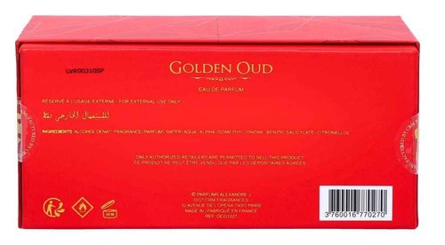 Alexandre J Golden Oud Eau De Parfum Spray 3.4 oz for Women