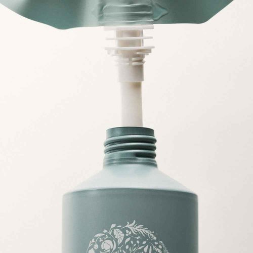 RŌZ Foundation Conditioner Refill | BPA-Free Pouch | Hydrating and Repairing with Ceramides and Peptides | Vegan, Silicone, Paraben, SLS-Free | Strengthens and Nourishes | Sustainable Hair Care