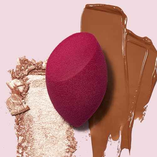 e.l.f. Total Face Blending Sponge, Latex-Free Makeup Sponge With Angled & Rounded Sides For Concealer, Foundation & more, Vegan & Cruelty-Free