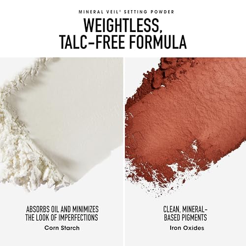 bareMinerals Original Get Started Kit, 3-Piece Makeup Set Includes Full-Sized Original Loose Mineral Foundation SPF 15, Travel-Sized Beautiful Finish Brush & Original Mineral Veil Setting Powder