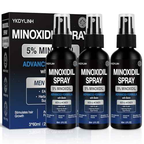 5% Minoxidil Spray,3 pack? High-Efficiency Hair Loss Product to Prevent Thinning, and Hair Regrowth Treatment for Stronger, Fuller Hair