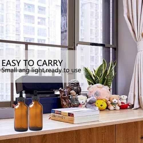 48 Pack 4oz Amber Glass Dropper Bottles, Eye Dropper Bottles with Glass Droppers for Essential Oils, Perfumes(120ml, Amber)