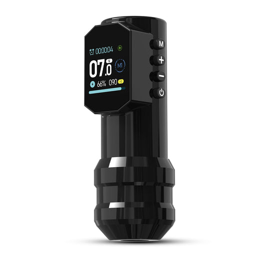 INKin Tattoo Gun 4.0mm Stroke Length, Wireless Tattoo Machine with Ultra OLED Display Screen, Eva Tattoo Pen with 1500mAh Battery Compact Lightweight Design for Tattoo Beginners and Artists