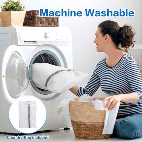 Non Slip Bath Pillows for Tub, 10 Enhanced Suction Cup Bath Pillow for Women Relaxing, Bath Tub Pillows for Head and Neck, Bath Pillow Luxury Bathtub Pillow, Spa Bathtub Pillow for Soaking Tub