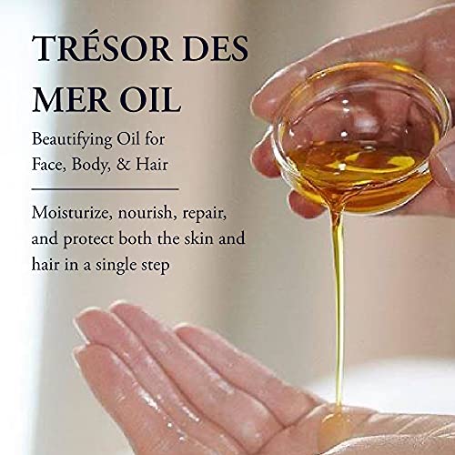 Phytomer Tr?sor Des Mers Hydrating Oil for Face, Body, and Hair | Moisturize, Nourish, Protect Skin & Hair | Hydrating Dry Oil Mist | Illuminating Beauty Elixir for Glowing Skin | 100 ml
