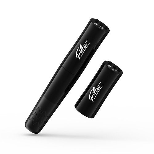 Filter Tattoo Gun - Permanent Makeup 2.8mm Stroke Machine with 2Pcs Battery Power Supply Lightweight Tattoo Pen for Beginners and Artists (S10 Black)