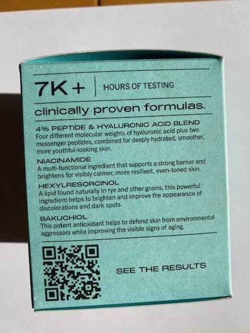 MATTER OF FACT Maximalist Age-Defying Moisturizer, Peptide & Hyaluronic Acid Face Cream with Niacinamide and Bakuchiol, Plumping Hydration for Fine Lines & Uneven Tone, 50mL / 1.6 Fl Oz