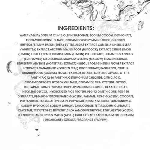 SEVEN Hair Care Gazar Hydrate Shampoo for Women & Men, Sulfate & Paraben Free, Cruelty Free with Pro Vitamin B5, Sugarcane + Moisturizing Cactus Flower for Dry Hair, Made in USA, 32oz