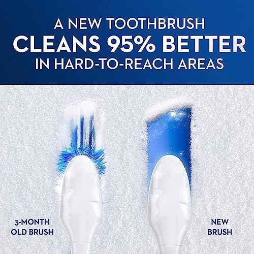 Oral-B 3D White Pulsar, Battery electric toothbrushes, 2 count SOFT toothbrush pack, removes stains, whitens teeth, travel essentials tooth brush