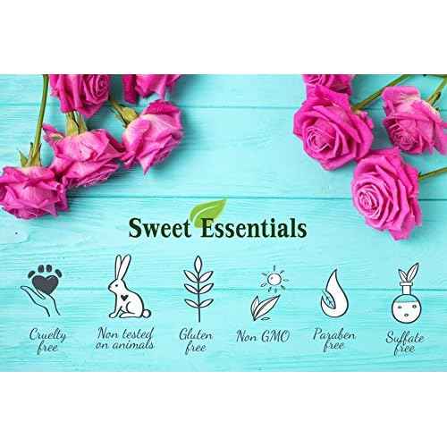 Sweet Essentials JASMINE VANILLA, Fragrance/Perfume Oil, Made with Organic Oils, 2oz, Spray on Perfume Hair & Body Oil - Alcohol, Silicone & Preservative Free