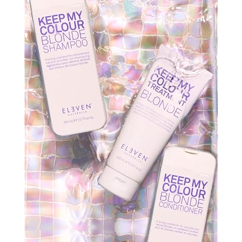 ELEVEN AUSTRALIA Keep My Colour Blonde Conditioner - Purple Conditioner for Blonde & Silver Hair, Color Protecting & Toning, Neutralizes Brass for Women & Men, Sulfate Free, Vegan