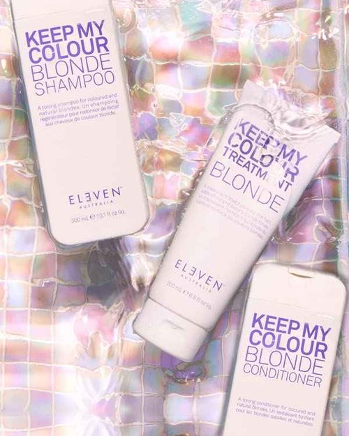 ELEVEN AUSTRALIA Keep My Colour Blonde Conditioner - Purple Conditioner for Blonde & Silver Hair, Color Protecting & Toning, Neutralizes Brass for Women & Men, Sulfate Free, Vegan - 32.5 fl oz