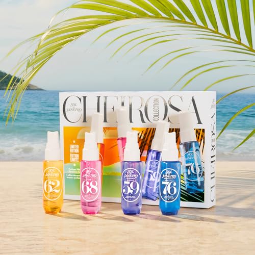 Sol de Janeiro Star Gazer Perfume Mist Minis Discovery Set | Body Mist Gift Set | Includes Cheirosa 62, Cheirosa 68, Cheirosa 59, Cheirosa 76-30ml | $48 Value