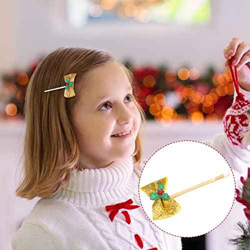 16 Peace Christmas Hair Clips for Women Rhinestone Snowflake Hair Clips Candy Cane Christmas Hair Accessories Candy Hair Accessories Alligator Xmas Bow Hair Pins Barrettes for Girls Holiday Gift