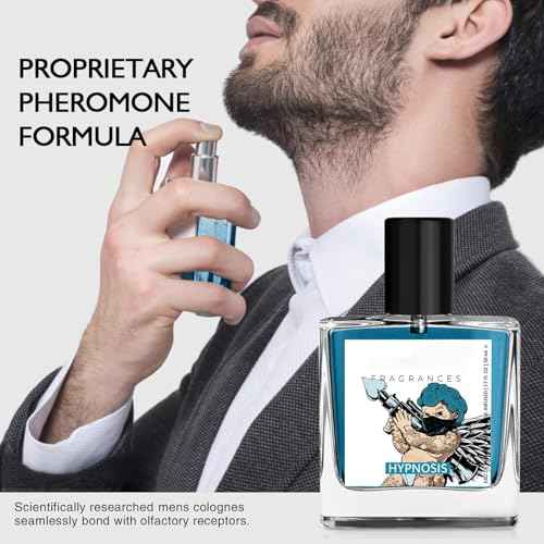 Hypnosis 2.0 Cologne for Men (Pheromone-Infused), Long-Lasting Natural Herbal Fragrances | Pheromone Cologne | Enhance Attraction, Hypnosis Perfume Pheromone Colognes for Men, EDP Perfume Spray (50ml)