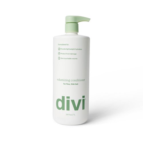 Divi Volumizing Conditioner for Women and Men - Lightweight Volume Conditioner for Fine Hair - Designed to Strengthen and Protect the Hair from Damage, 1L