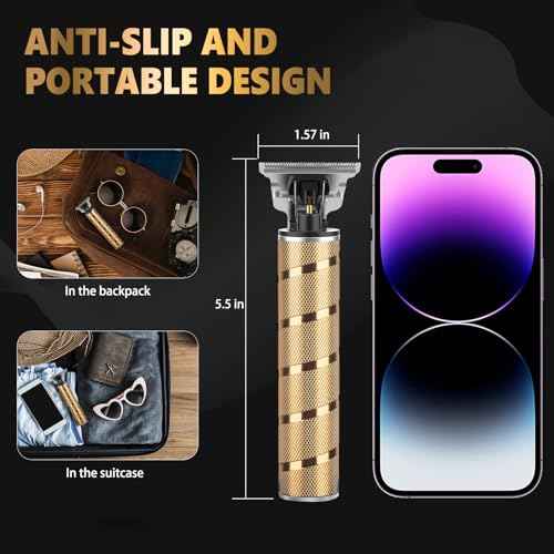 Ufree Hair Trimmer & Beard Trimmer for Men Professional, Electric Razor Shavers for Men, T Blade Precision Edgers Liners, Barber Clippers for Hair Cutting Mustache Facial, Mens Gifts