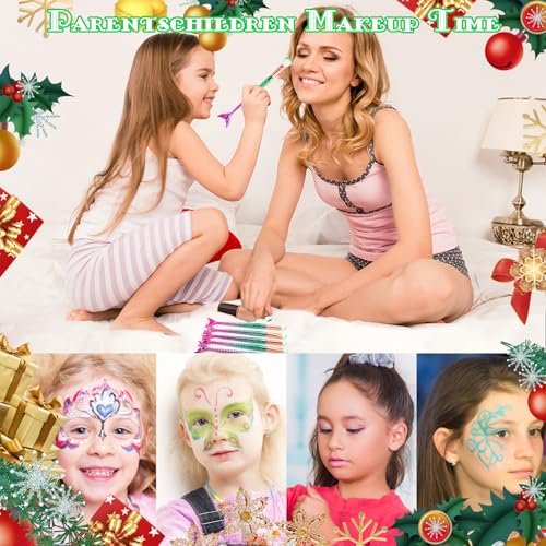 NICEMOVIC Stocking Stuffers for Kids Girls, 11PCS Kids Makeup Brushes Sets for Girls, Cute Stuff for Tween & Teen Girl Gifts Trendy Stuff Christmas Birthday Gift Ideas Cute Make Up Tool Set