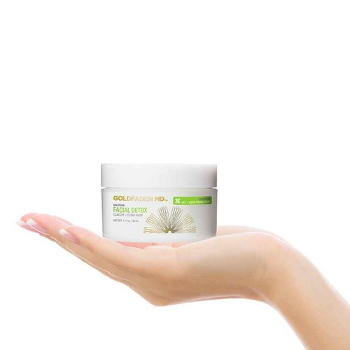 GOLDFADEN MD Facial Detox Mask Clarifying Face Mask w/Zinc Oxide, Sulfur, Salicylic Acid & Grapefruit Purifying Deep Clean Minimizes the Appearance of Redness, Blackheads & Pores 1.7 ﬂ oz
