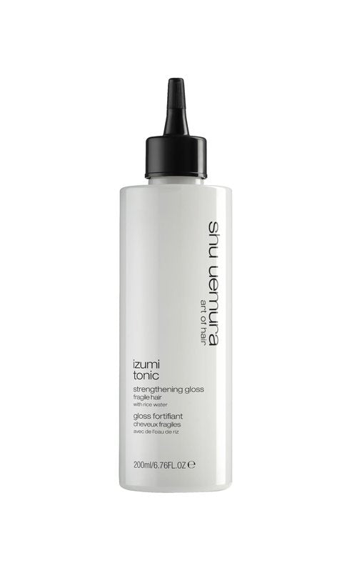 shu uemura art of hair Izumi Tonic Strengthening Gloss - Reduces Breakage and Adds Shine, Nourishes with Japanese Rice Water, 6.7 Fl Oz