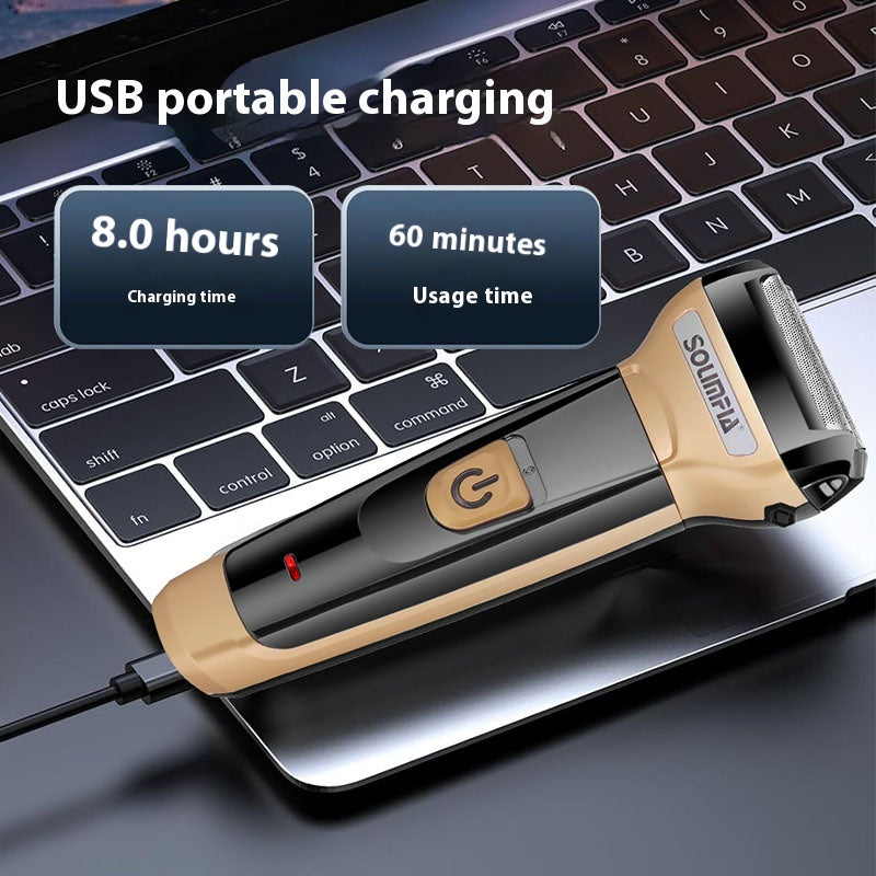 3-in-1 Electric Shaver & Hair Clipper, Rechargeable