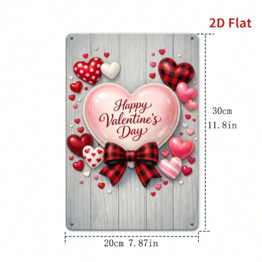 Metal Tin Wall Decoration - 20 cm x 20 cm