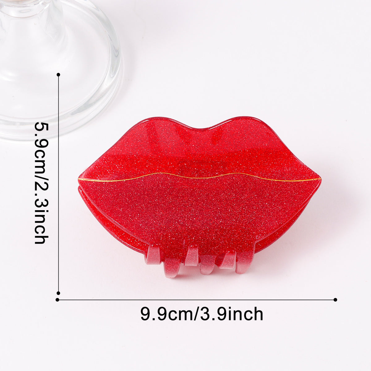 Red Toned Handmade Hair Clip for Women - Trendy Hair Accessories
