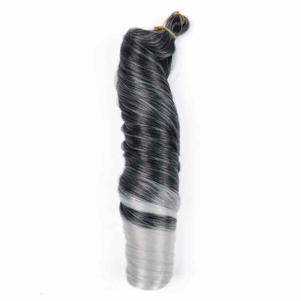 22 Inch French Loose Wave Crochet Braids Hair - 150g