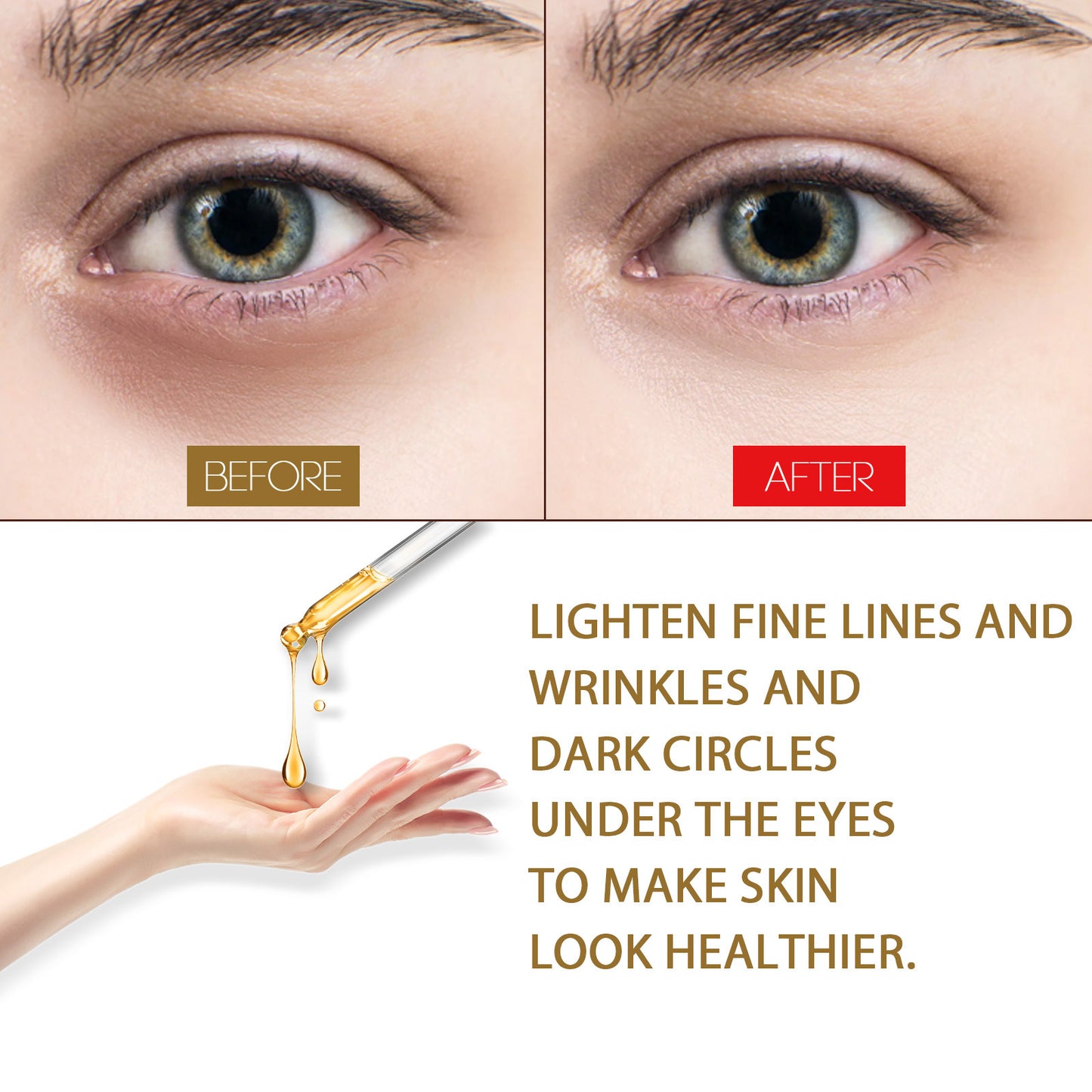 Anti-Aging Eye Serum for Dark Circles, Puffiness, and Fine Lines - 30ml