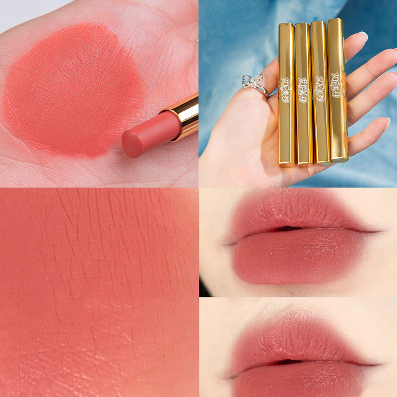 Moisturizing Lipstick - Lightweight, Long-Lasting Lip Color for Student Makeup