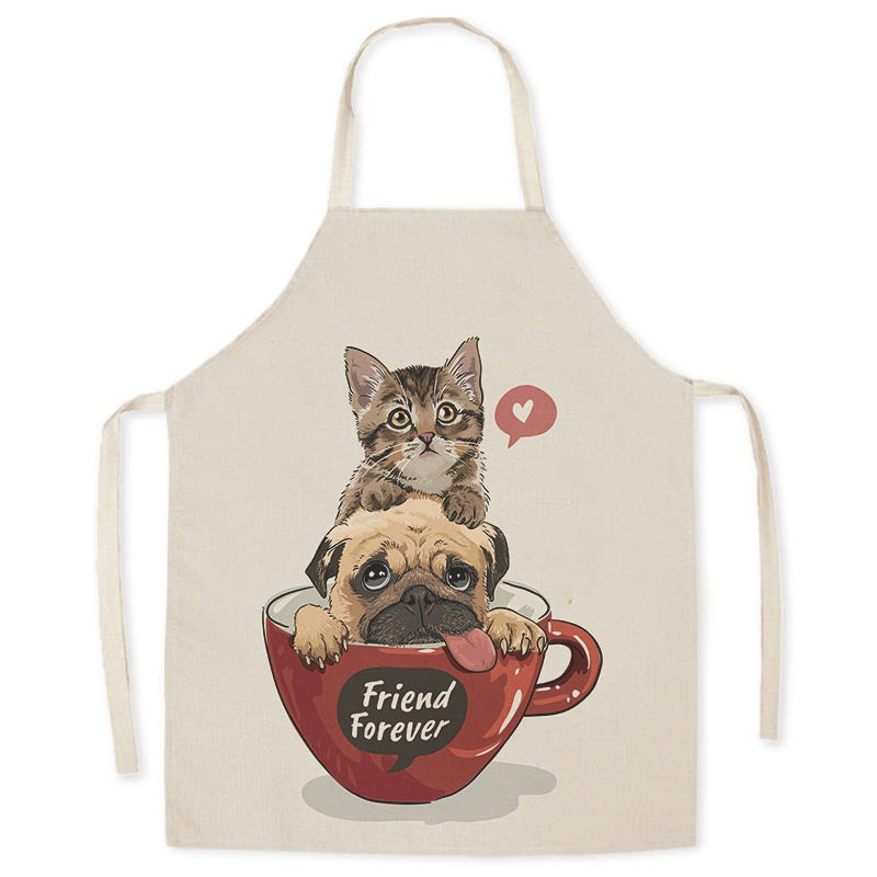 Funny Cartoon Apron for Kids and Adults - Creative Animal Design