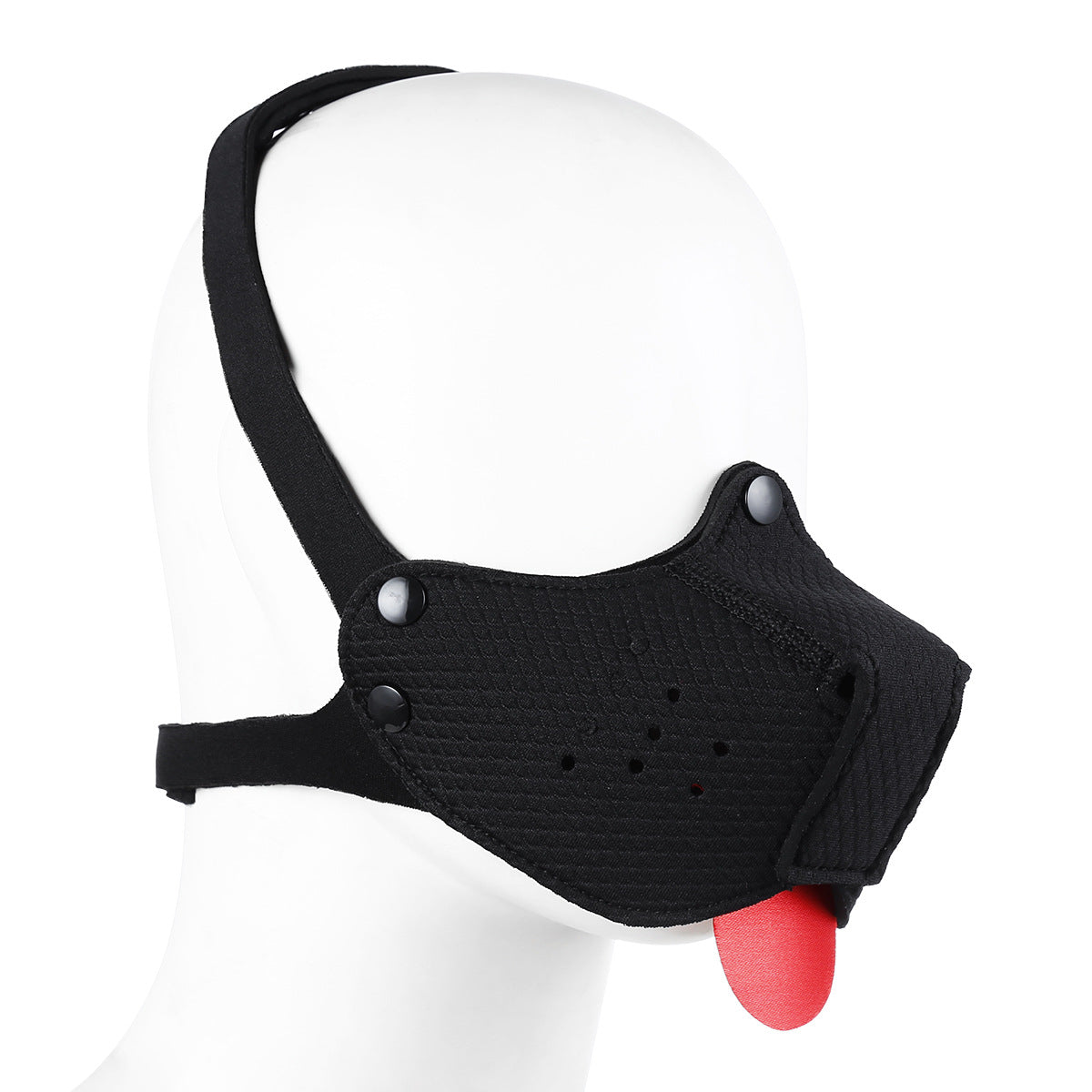 Dog Mouth Headgear Set for Pet Play and Training - Multiple Colors