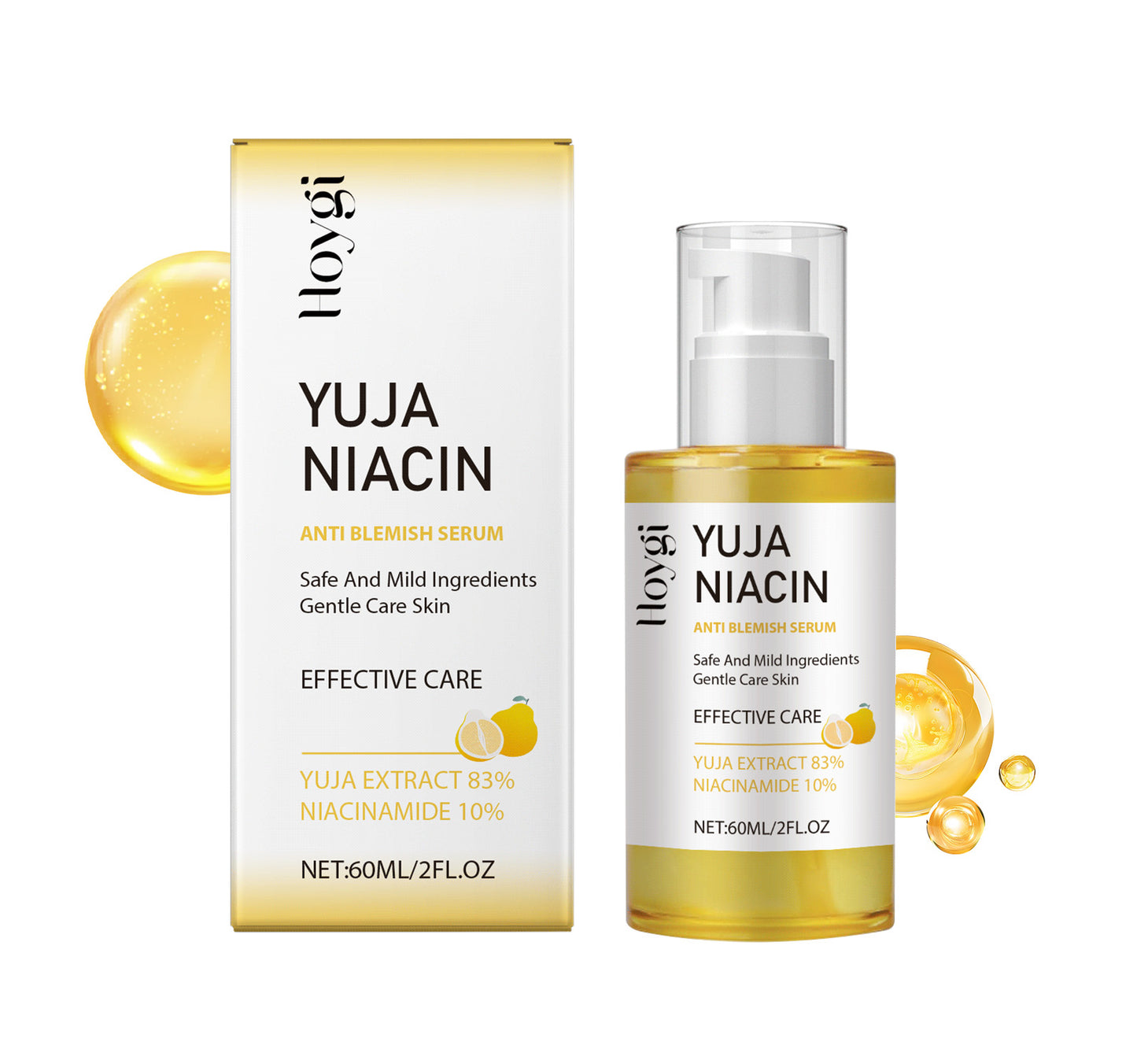 Nicotinamide Brightening Face Serum with Hyaluronic Acid - 60ml