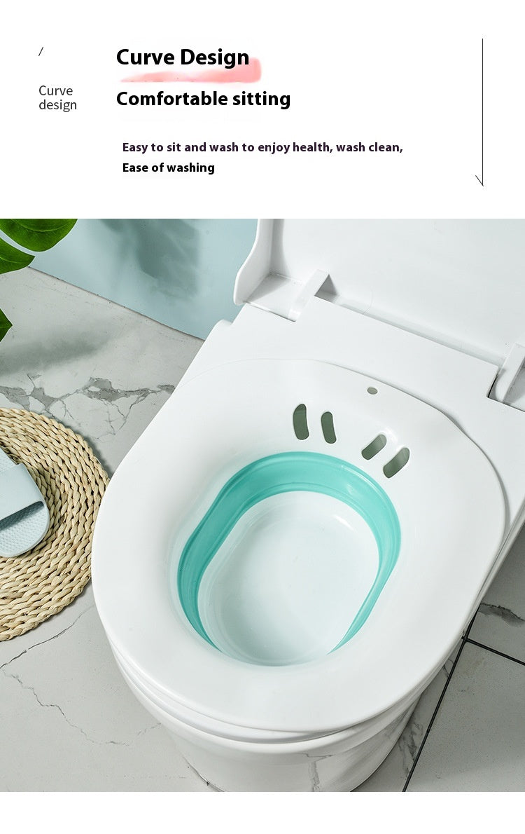 Foldable Bidet Basin for Maternity Care - Squat-Free Portable Bathroom Sink