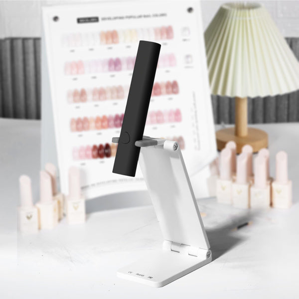 Portable Mini UV LED Nail Lamp - Rechargeable Wireless Nail Dryer, Black
