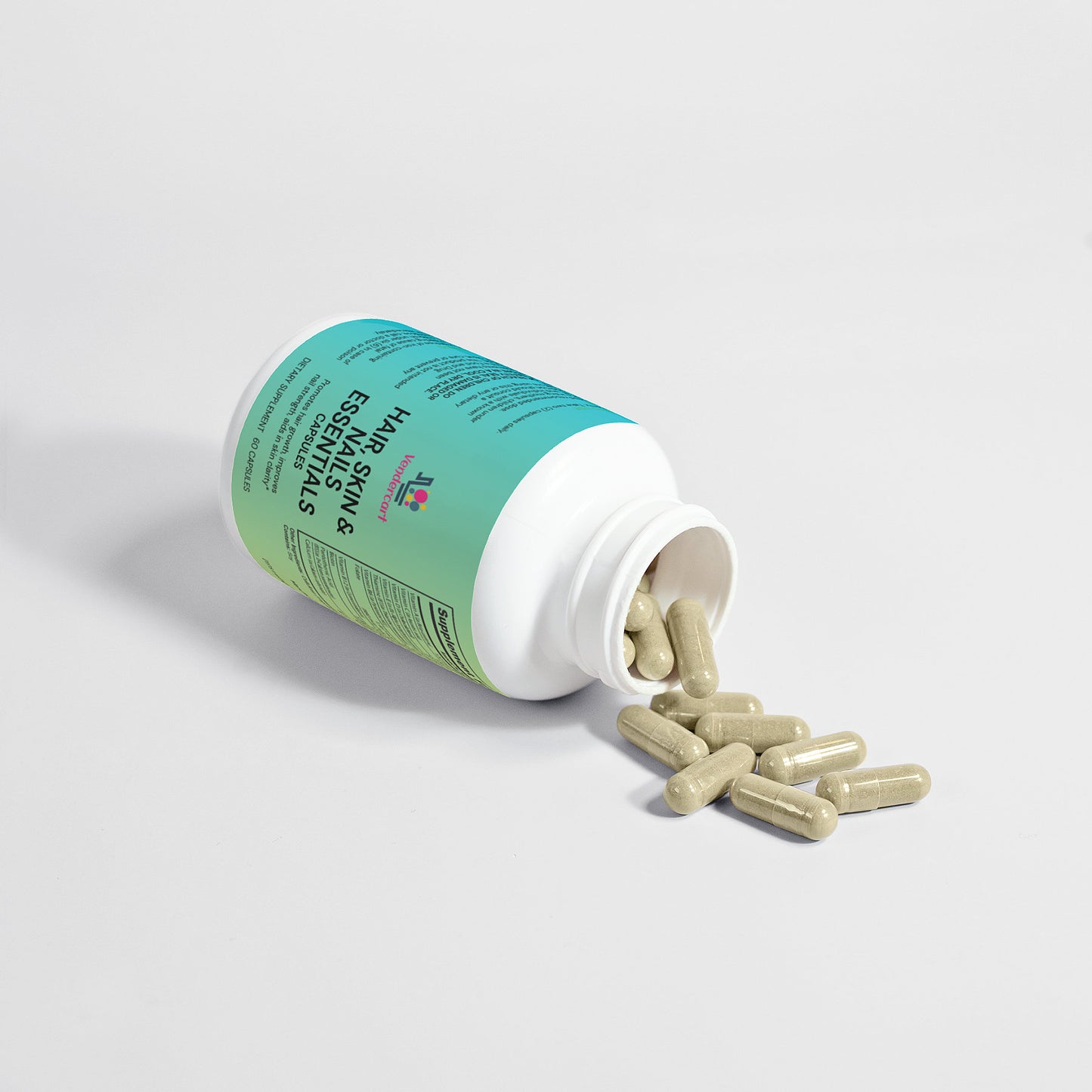 Hair, Skin, and Nails Supplement with Biotin, Vitamins & Natural Extracts