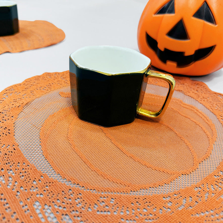 Woven Pumpkin Placemat Set for Dining & Home Decor - Multiple Styles & Quantity Options