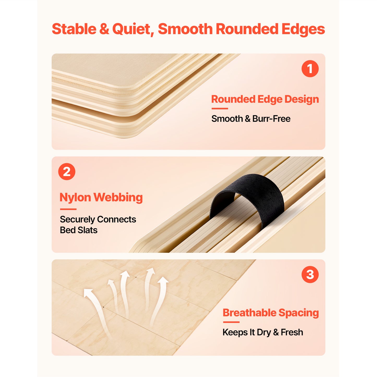 Foldable Bunkie Board for Cal King Mattress - Anti-Sag Bed Support Under Mattress