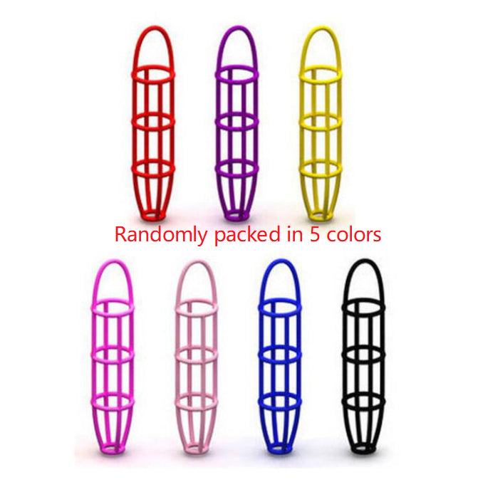 Men's Soft Rubber Ring for Delay Timing - Silicone Mesh Cover