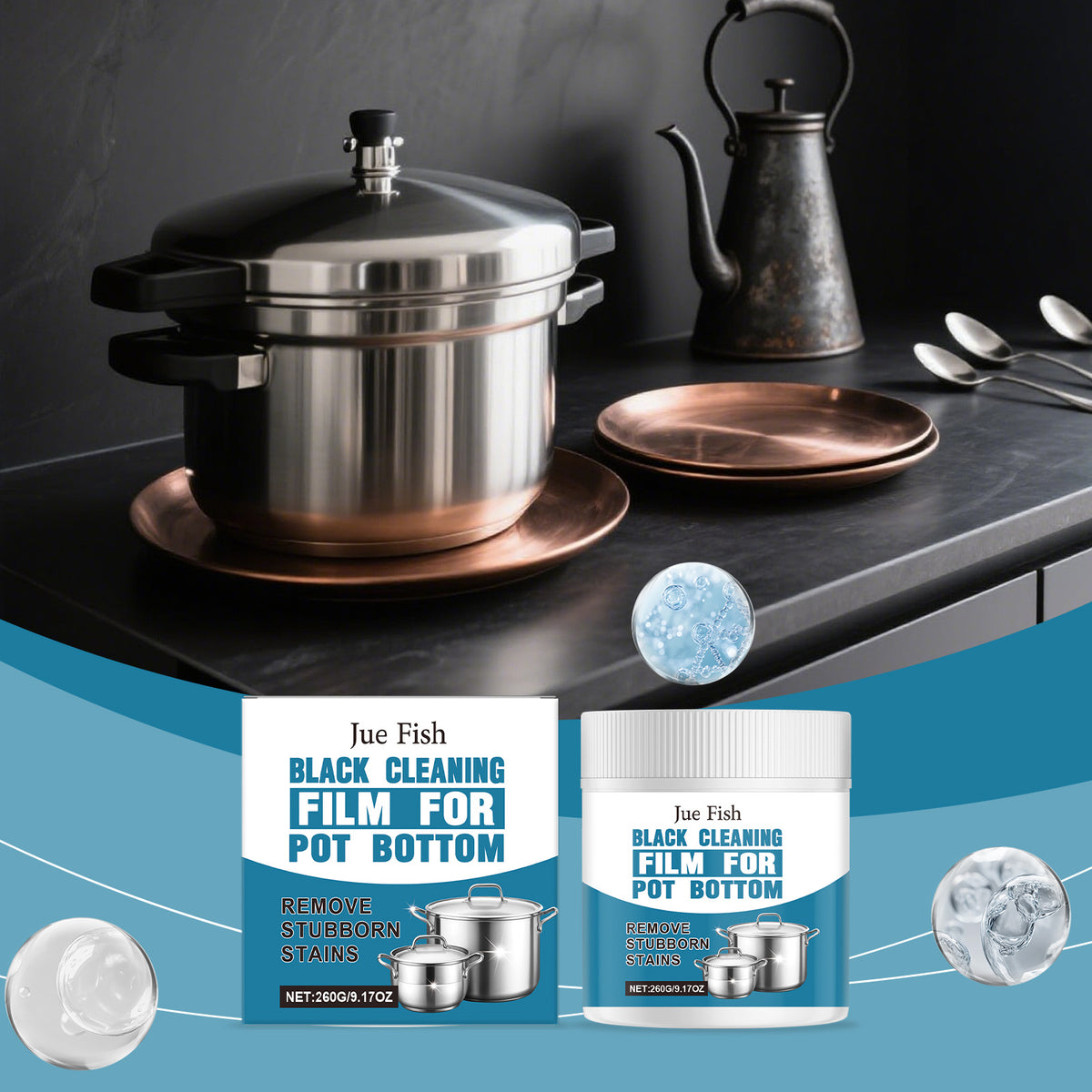 Kitchen Descaling Paste for Ice Makers and Pots - 260g