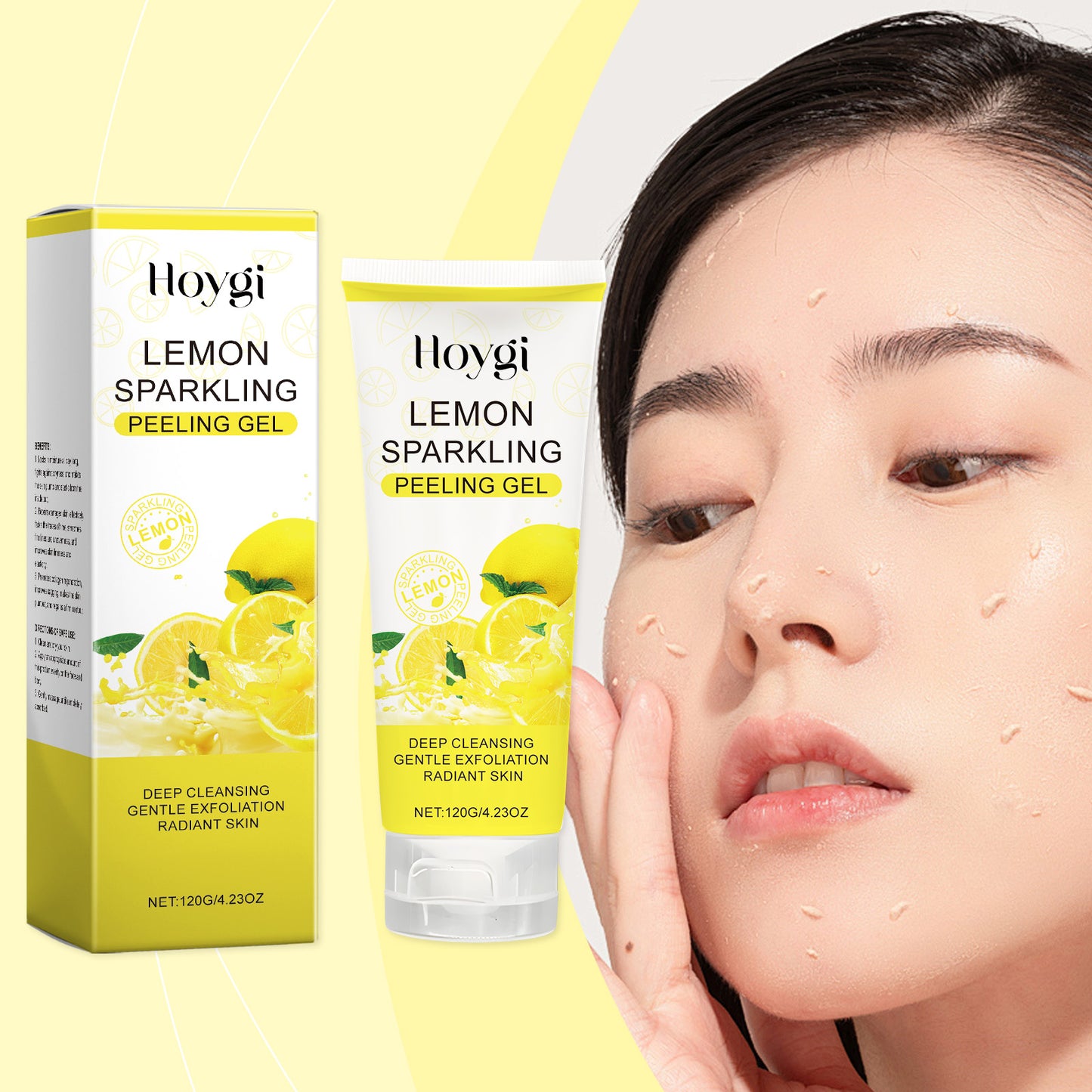 Lemon Exfoliating Gel - Deep Pore Cleansing & Dead Skin Removal